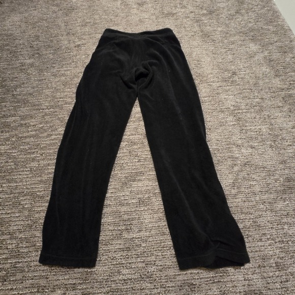 Patagonia Sz Small Plush Fleece Black Pants Cozy Soft Sweat Pants Pajamas - Picture 9 of 9